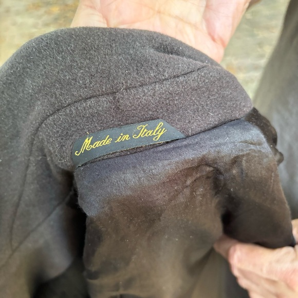 MARIO VALENTE Parka—Wool & Cashmere Blend—Mens 38—Plaid Lining—Made in ITALY—VG+ - Picture 15 of 16